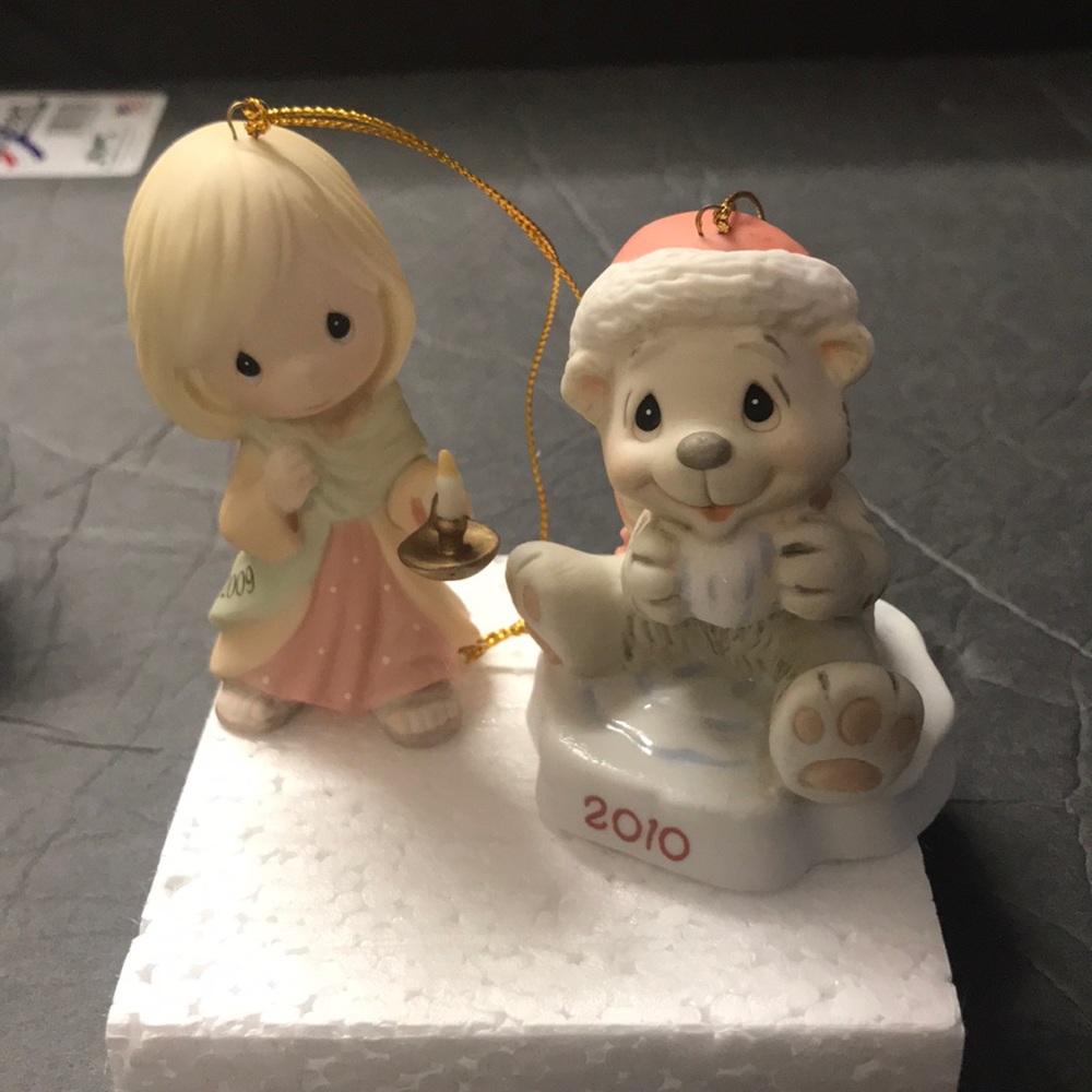 Precious Moments two ornaments